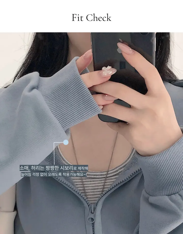 [ 기본,롱 - 기장선택!] 12color, 투웨이 아방 양지퍼 루즈핏 긴팔 후드 집업 jk-0253 상세 이미지 7
