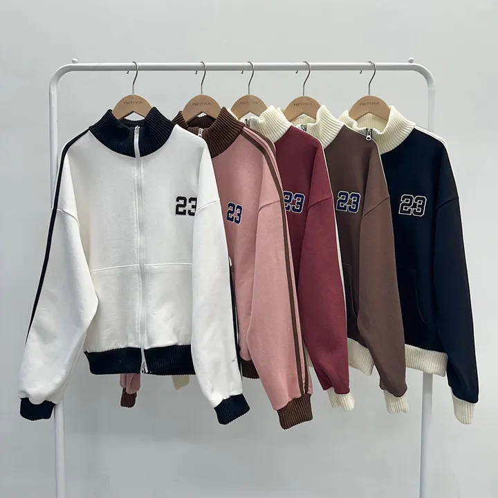[투웨이/핏보장*] 23 자수 두줄 트랙 배색 집업 - 5color 상세 이미지 43