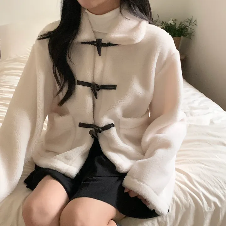 [최저가!러블리!]밍크 양털 더블 떡볶이 숏 자켓 코트 4color 상세 이미지 18