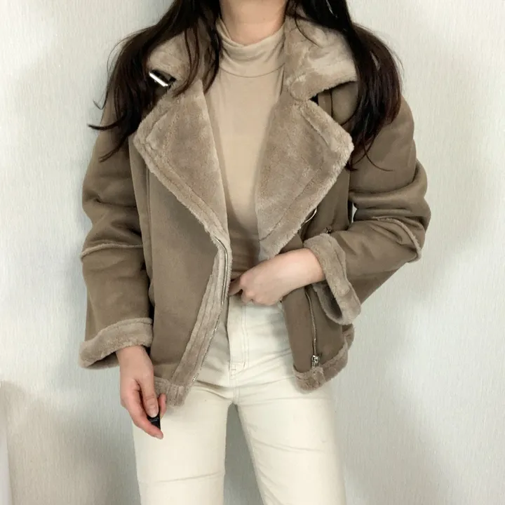 [🚚당일발송/재입고완료/작년완판] 스웨이드 라이더 숏 무스탕 상세 이미지 37