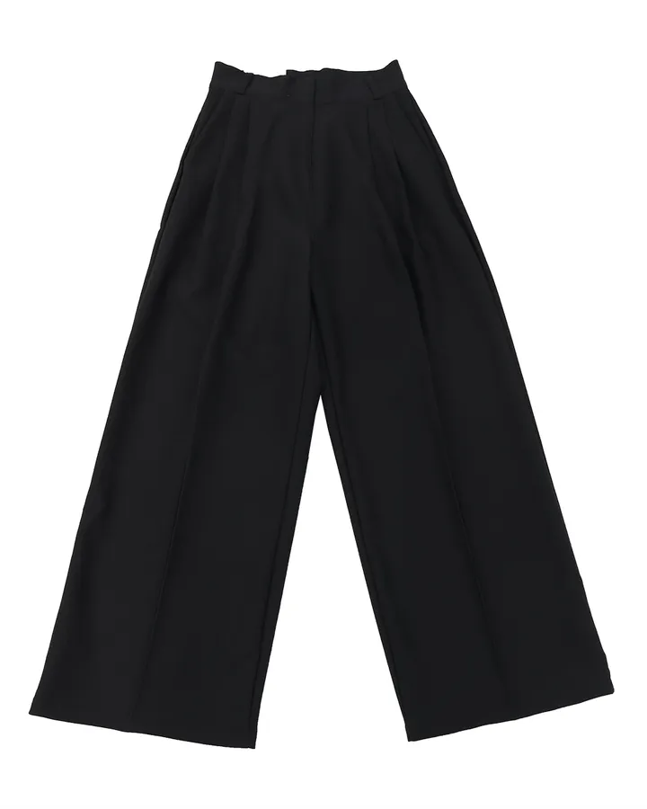 [~3XL/2기장] 르네상스 모더니즘 더블 핀턱 통 와이드 루즈핏 슬랙스 긴바지 롱팬츠 상세 이미지 65