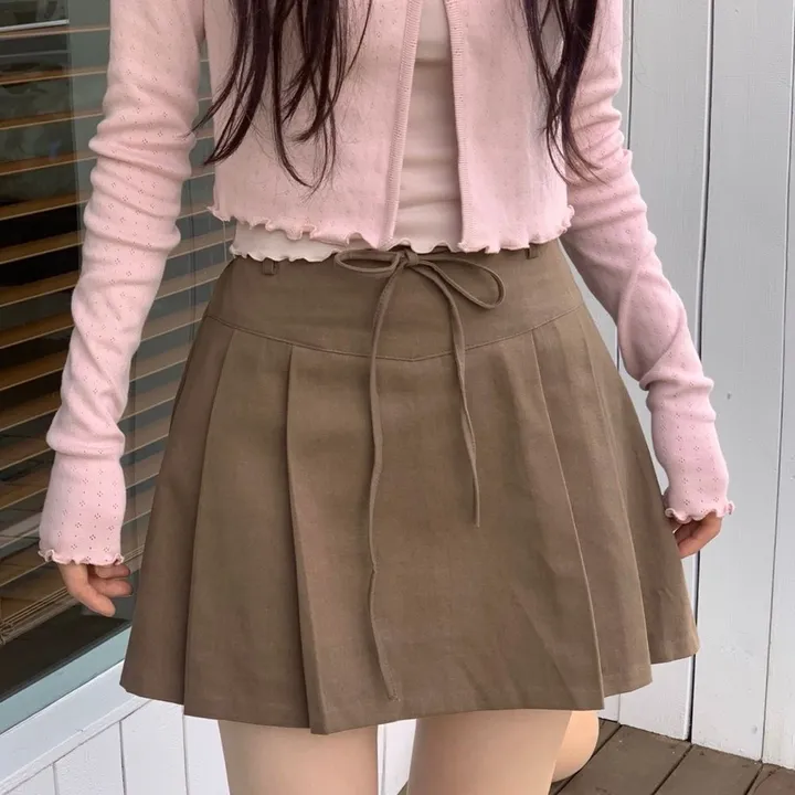 레이블 물결 여리핏 플라워 펀칭 브이넥 롱슬리브 버튼 가디건 3color 상세 이미지 36