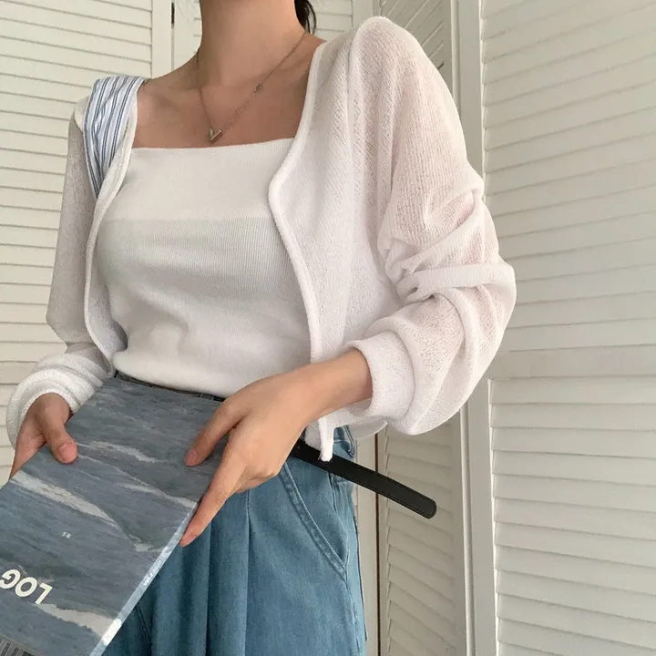 [햇빛차단☀️/블랙 당일출고!] 자체제작 #크치Made 순애 린넨 세미 크롭 볼레로 여름가디건 - cd (장마룩,워터밤,흠뻑쇼 필수템) 상세 이미지 111