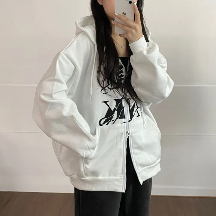 (기모선택/국내)Punk Two way Hooded zip-up - 3color 상세 이미지 33