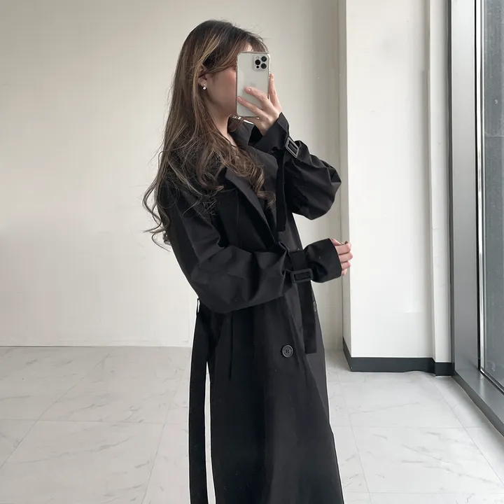 [어깨각X없는] 유 숄더 트렌치 코트 상세 이미지 29