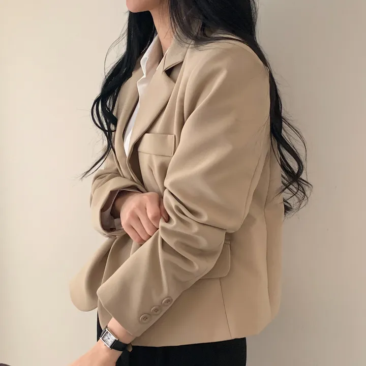 [기획/필수] 오늘도 예쁘게, 모니카 원버튼 숏자켓;4col 상세 이미지 38