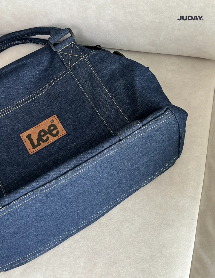 Lee 데일리 핸드백 크림 블랙데님 블루데님 상세 이미지 14