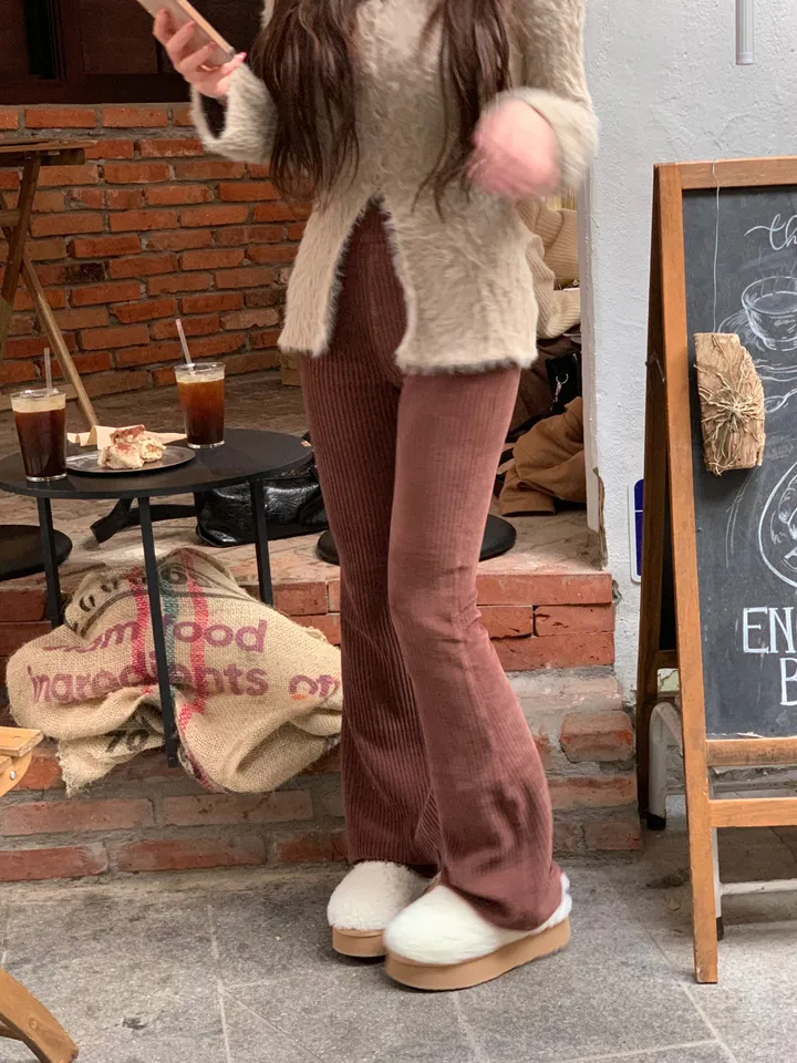 [-3kg 왜안사템/문의폭주] 벨로아 골덴 슬림 부츠컷 팬츠 상세 이미지 32