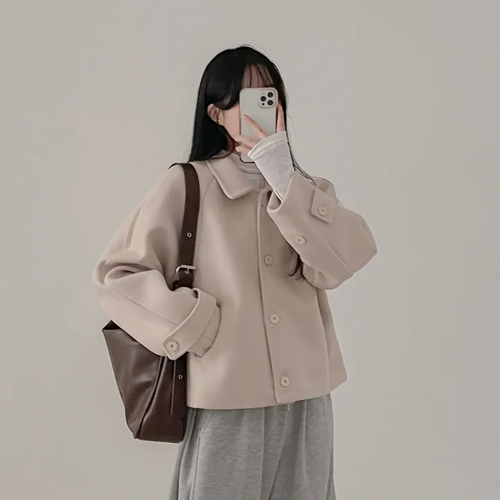 [데일리/클래식무드]카라 숏코트 상세 이미지 19