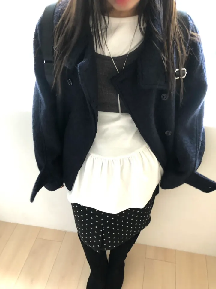 *아이당일*하이넥 더블 숏코트(2color) 상세 이미지 85