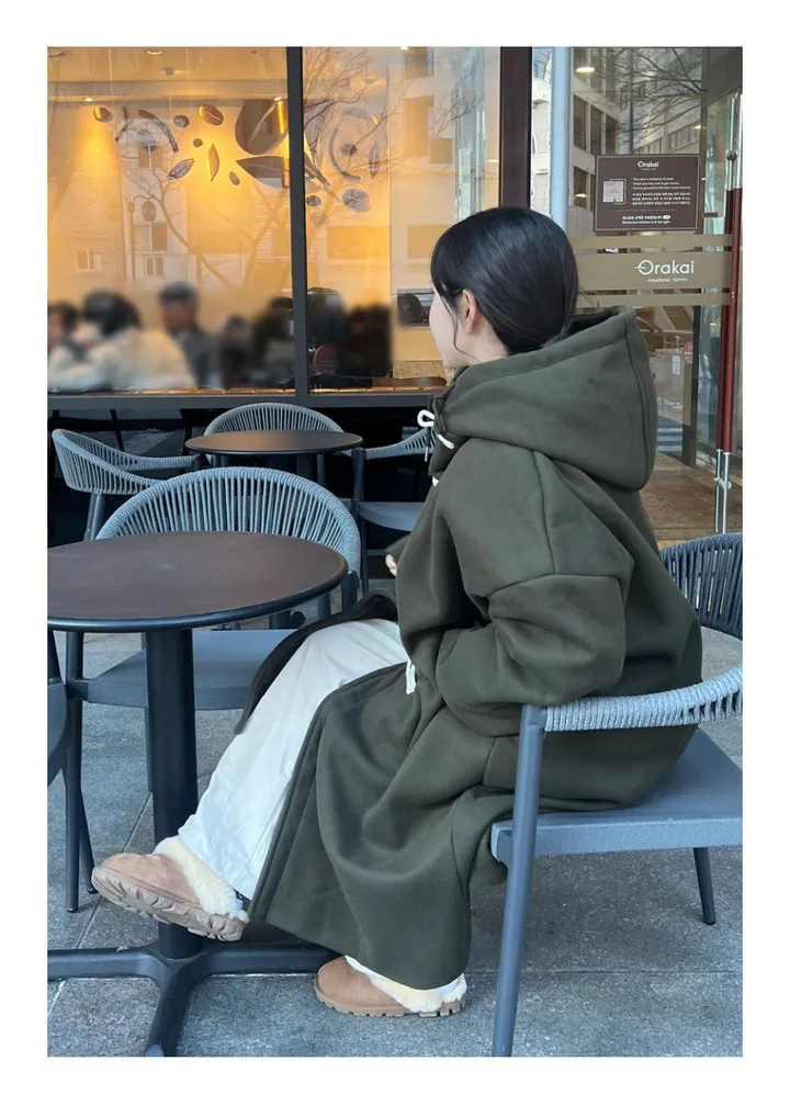 [최저가/숏&롱] 떡볶이 후드 겨울 가을 코트 고퀄리티 남녀공용 아우터 자켓 오버핏 빅사이즈 커플룩 시밀러룩 상세 이미지 41