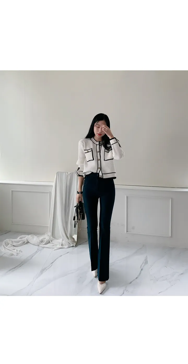 켈리 하이웨스트 부츠컷슬랙스 상세 이미지 19