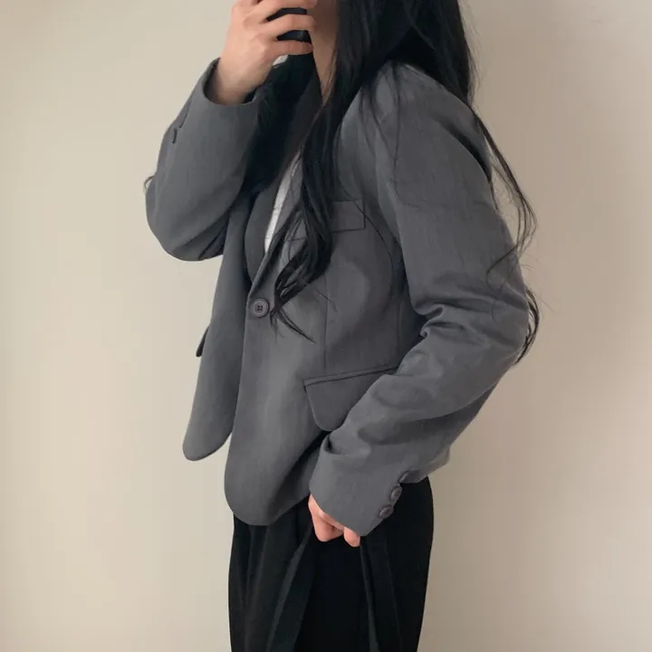 [기획/필수] 오늘도 예쁘게, 모니카 원버튼 숏자켓;4col 상세 이미지 20