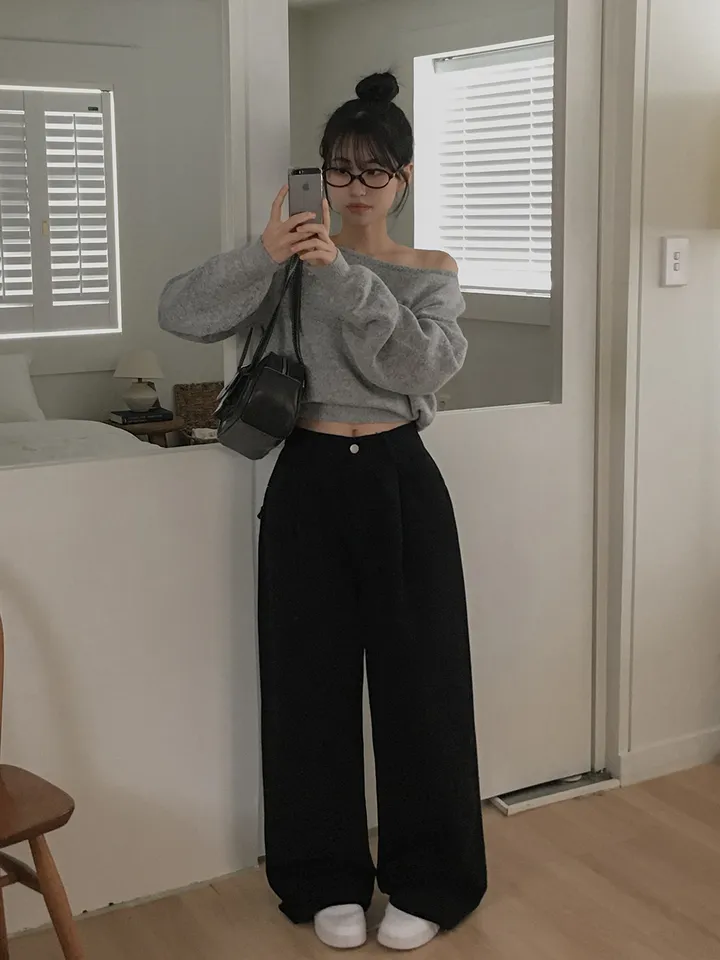 +영상[핏강추🤎] 틴츠 핀턱 코튼 와이드핏 롱 팬츠 3colors 상세 이미지 85
