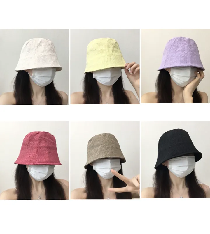 [추가할인/당일출고] 보라빛 주름 벙거지 - 고퀄리티 빅사이즈 연예인핏 데일리 봄 여름 가을 신상 버킷햇 여자 상세 이미지 1