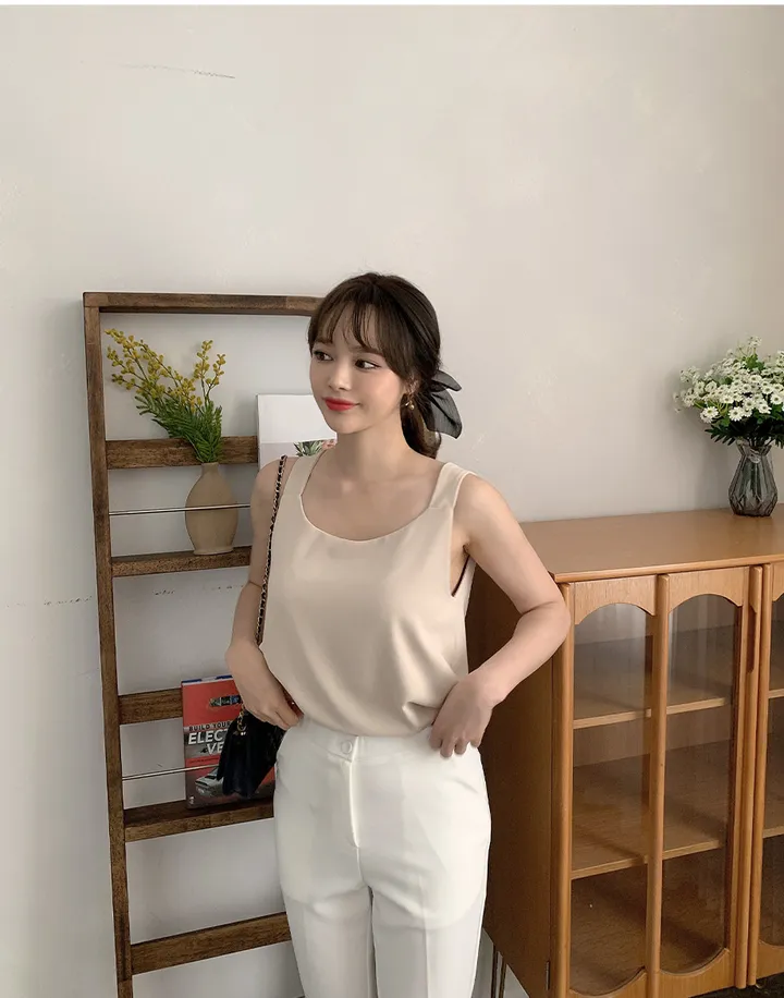 [44-120] [4만1천장 돌파♥] 데이픈 블라우스 나시(기본/크롭) 상세 이미지 36