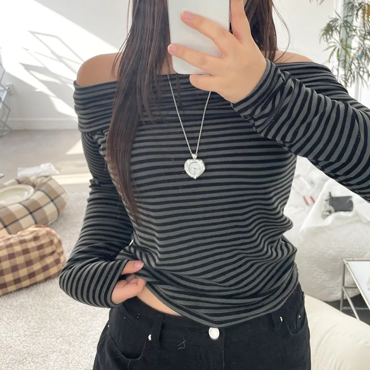 Twinkle Heart Clock Long Necklace 상세 이미지 6