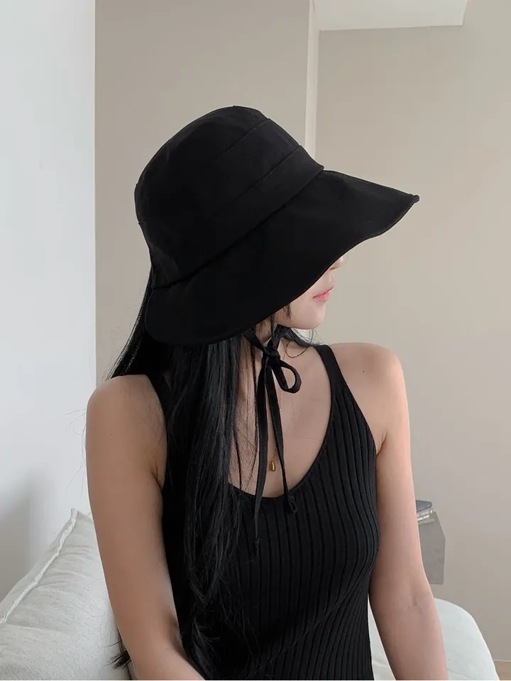 [당일✨여름모자] 델리 린넨  끈 버킷햇 3color 상세 이미지 31