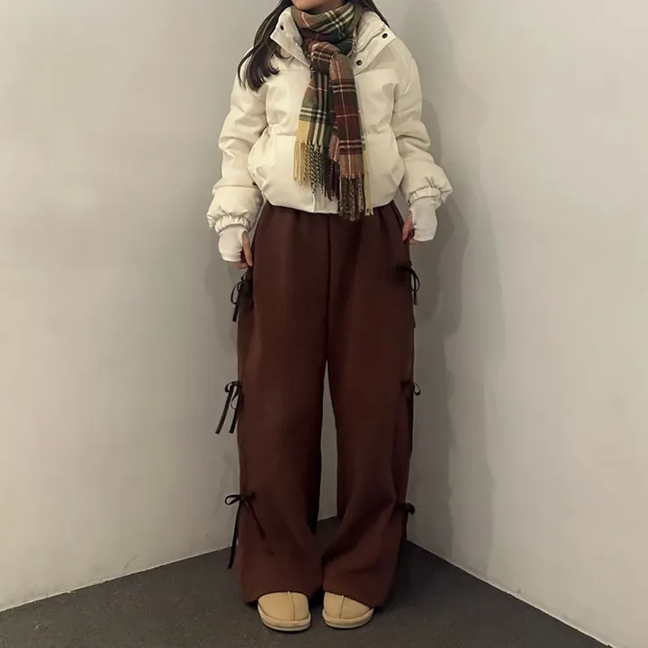 [힙걸완성/고퀄리티] 힙 레더 하이넥 숏패딩 상세 이미지 12