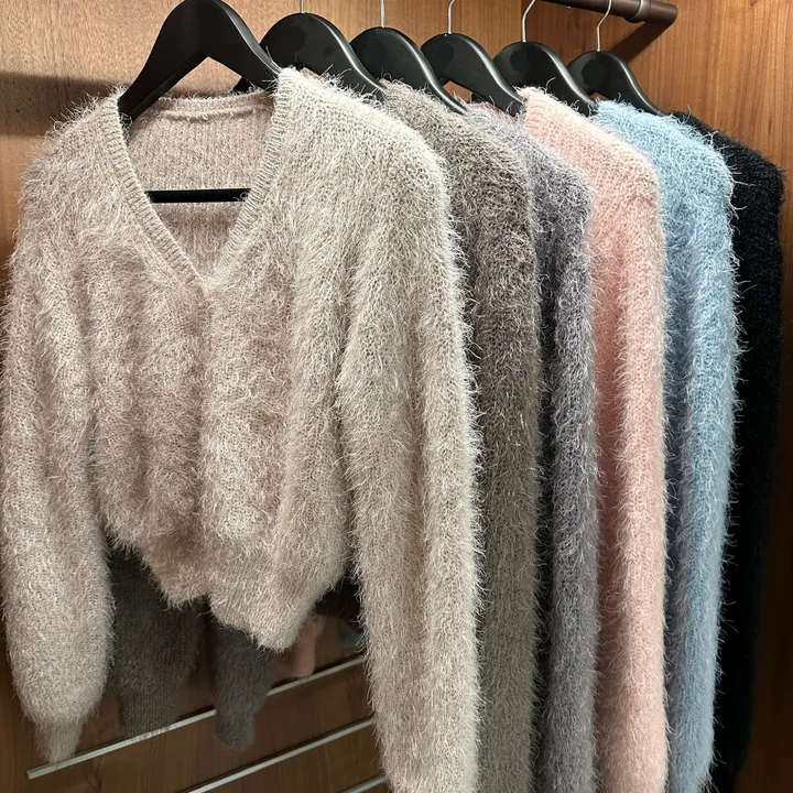 [데일리/청순여리] 앙고라 세미크롭 니트 가디건 봄신상 봄가디건 (6color) 상세 이미지 15