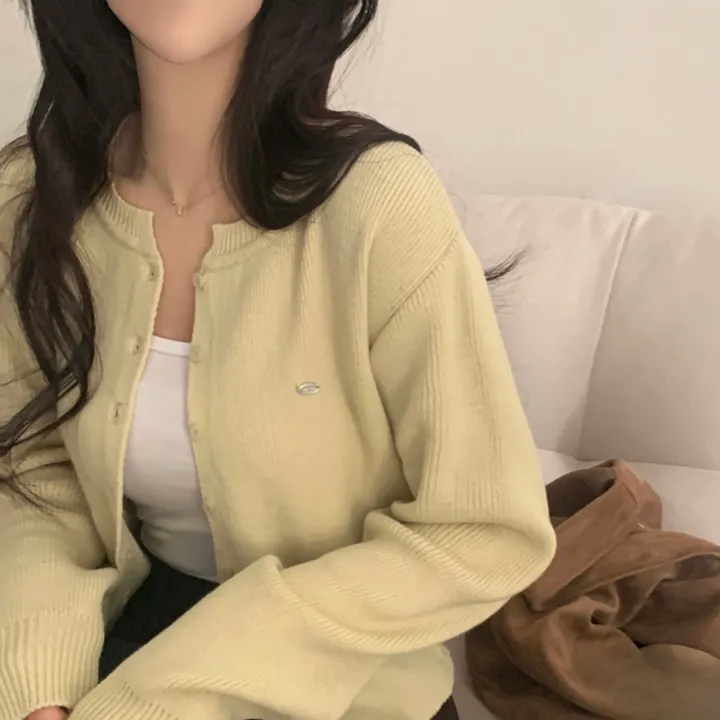 [봄🌸/부드러운!] 싱볼 라운드 펜던트 니트여리핏 가디건 - 6color 상세 이미지 47