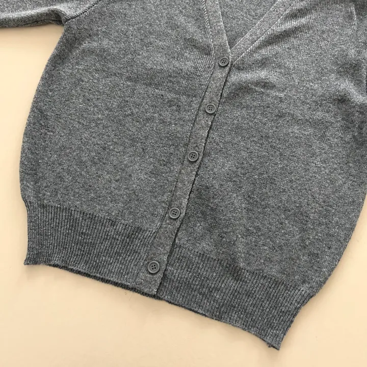 [허리잘록~/벚꽃룩!] 데일리 무지 브이넥 크롭 긴팔 니트 가디건 - 5color 상세 이미지 37