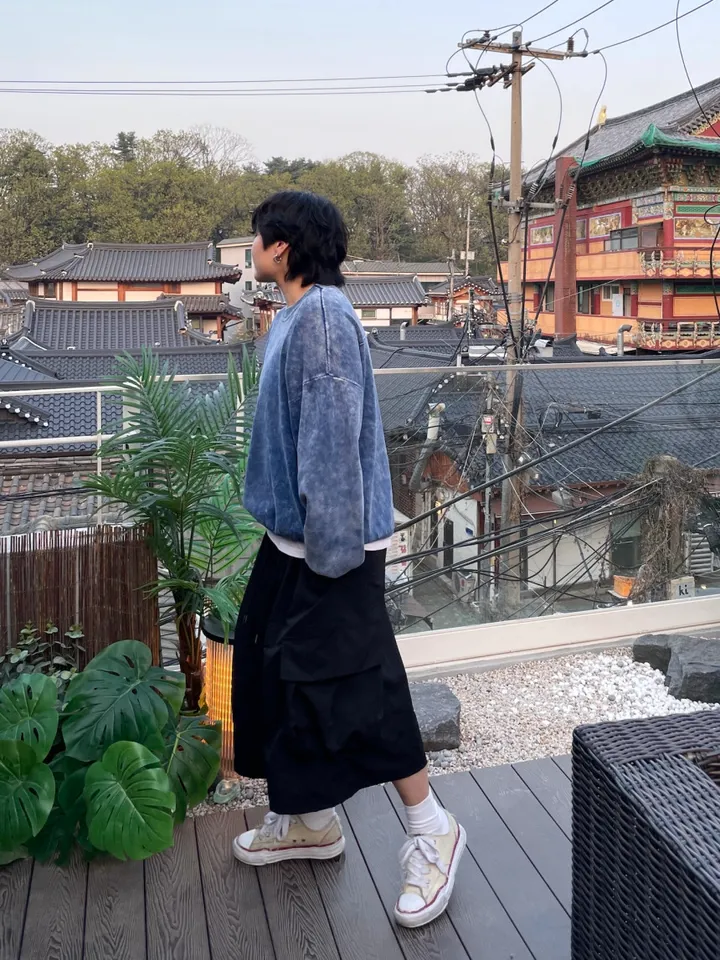 (누적 1000장)(4COLOR) 빅포켓 나일론 8부 카고팬츠 (카고반바지, 여름반바지, 8부팬츠, 와이드반바지, 카고하프팬츠, 나일론팬츠) 상세 이미지 55