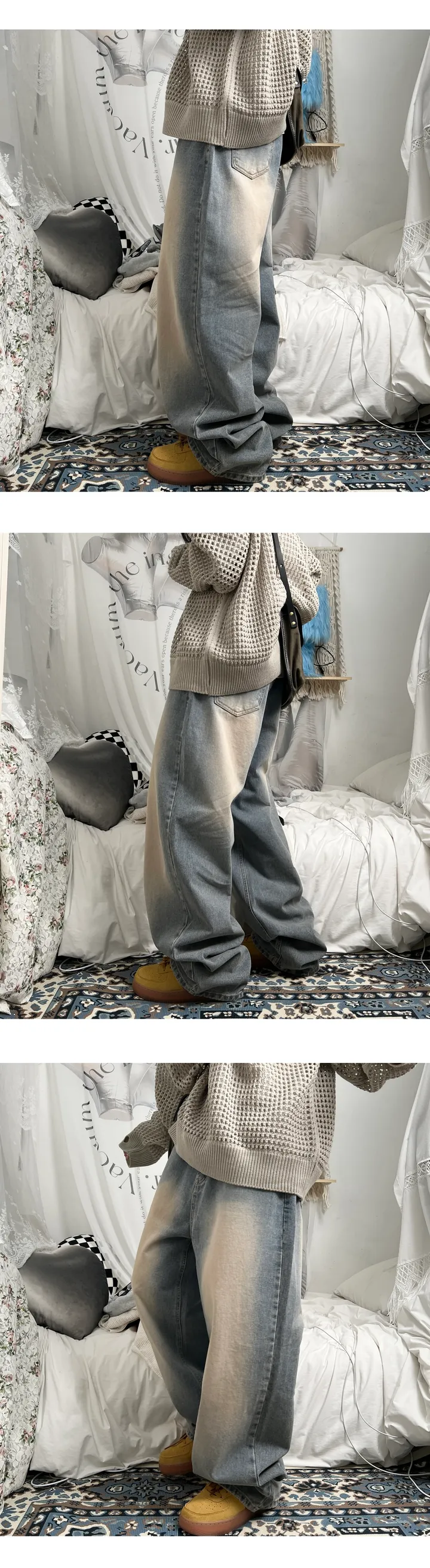 wham sand denim wide pants (2color) 상세 이미지 7