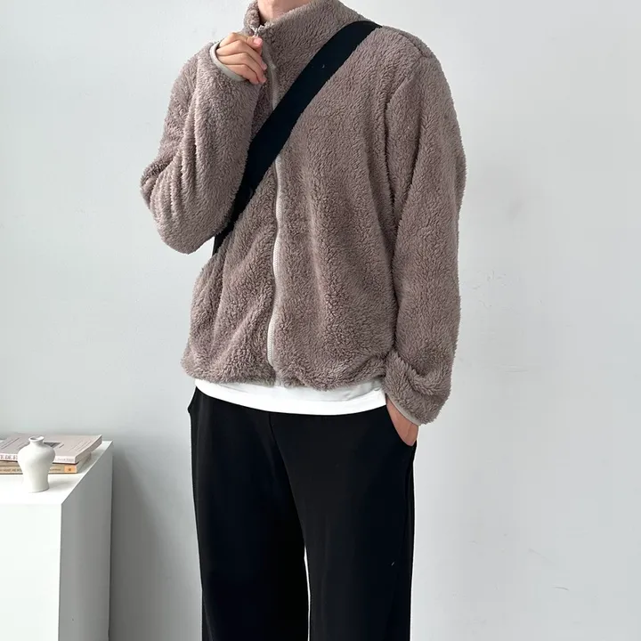 [당일발송!/1+1할인] 소프트 보들 플리스 집업 자켓 후리스 점퍼 아우터 남녀공용베이직플리스자켓 상세 이미지 62