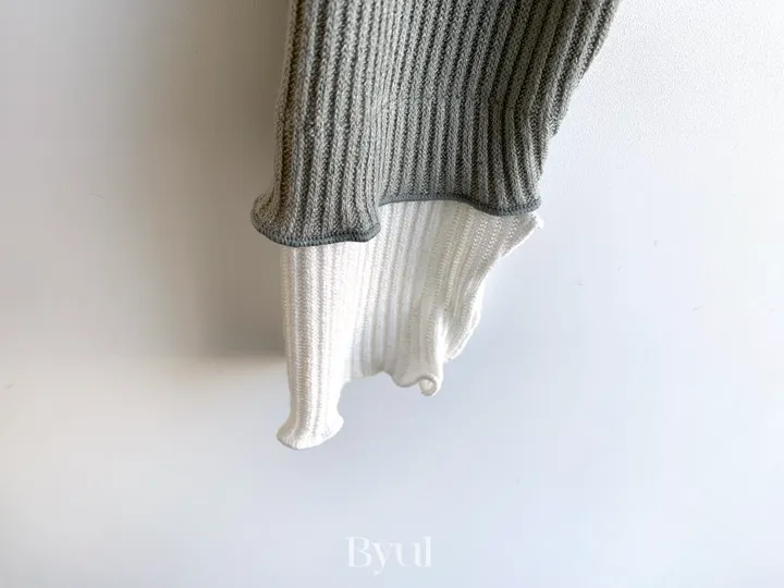 스프링 레이어드 골지 가디건 상세 이미지 48