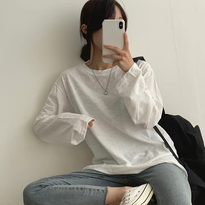 [ 필수템!/10colors ] 샌디 데일리 슬라브 긴팔T 상세 이미지 2