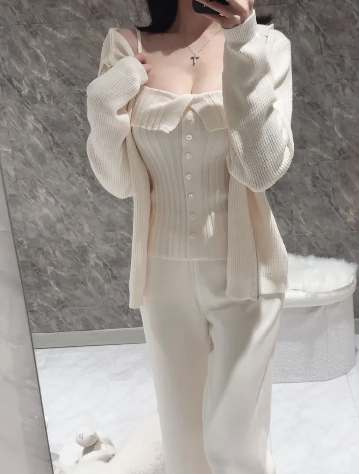 블랑 울 3ps SET (아이보리당일출고/몸매보정/추천/꾸안꾸/high quality수입의류) 상세 이미지 9