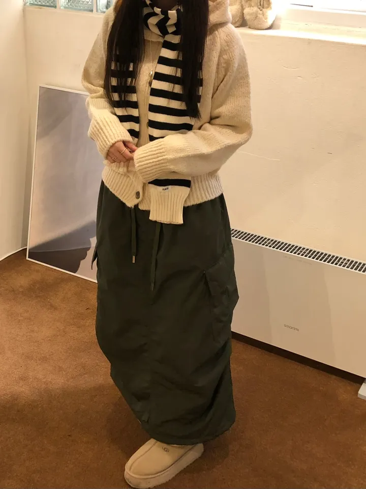 [MD pick🤎]크런치 베이직 니트 버튼 후드 가디건(4color) 상세 이미지 46