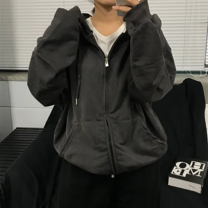 (1+1/교복템)당일출고🚛Avocado basic over two way zip- up - 7color 상세 이미지 74