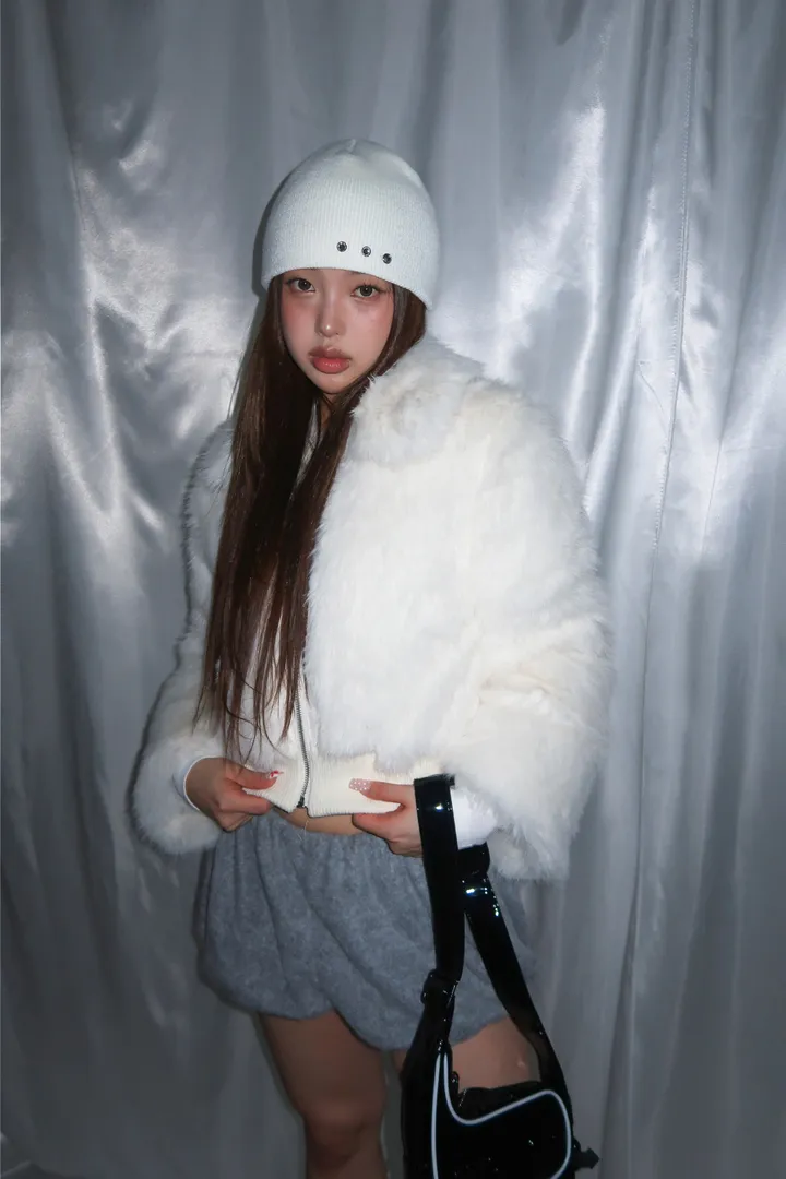 3 CUBIC STUD BEANIE / 3 큐빅 스터드 비니 상세 이미지 7