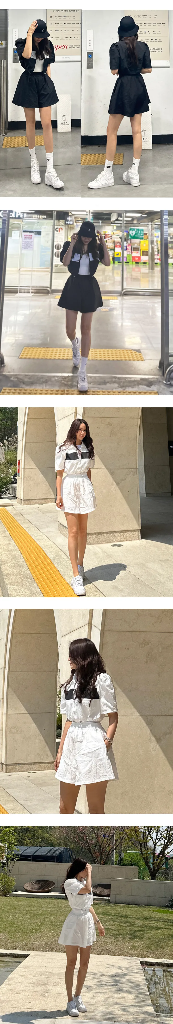 바람막이 반바지 투피스 셋업 상세 이미지 2