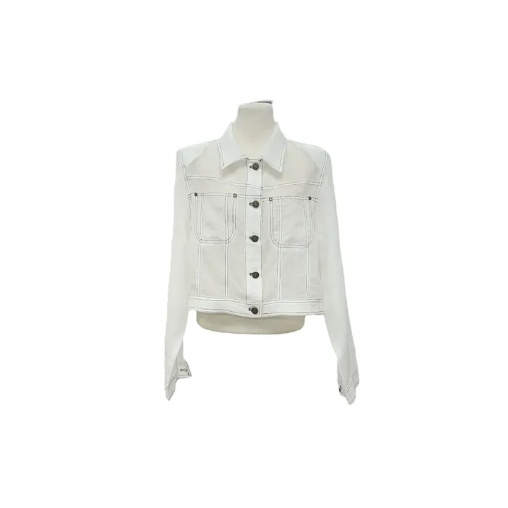 (1300장돌파,마지막오더) summer stitch jacket ; 2color 여름자켓, 시스루자켓, 어깨패드자켓,썸머자켓 상세 이미지 32