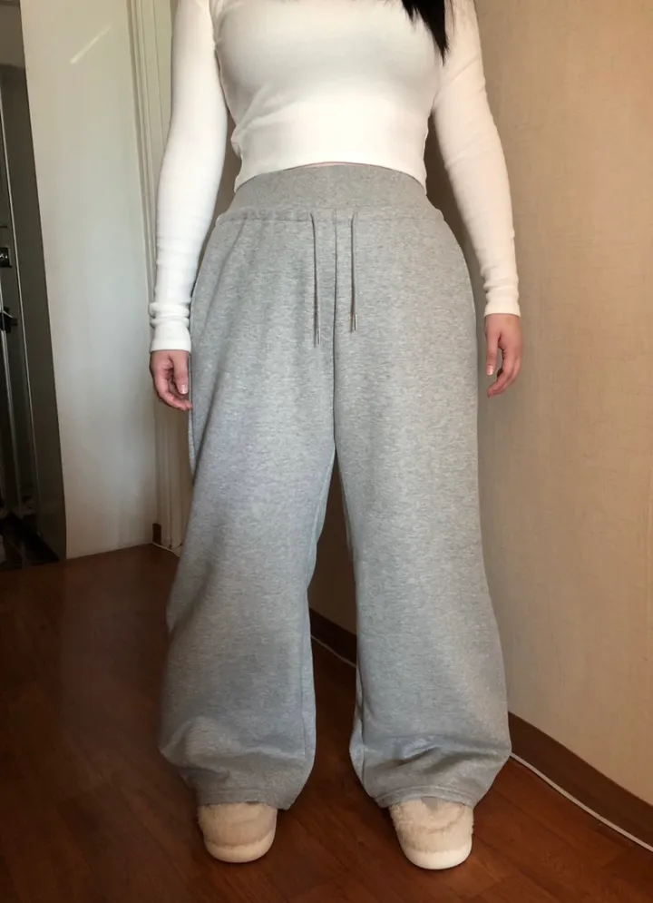 (골넓핏❤️‍🔥/~2XL/2col)코르셋 골반뽕 밴딩 와이드 트레이닝팬츠 상세 이미지 41