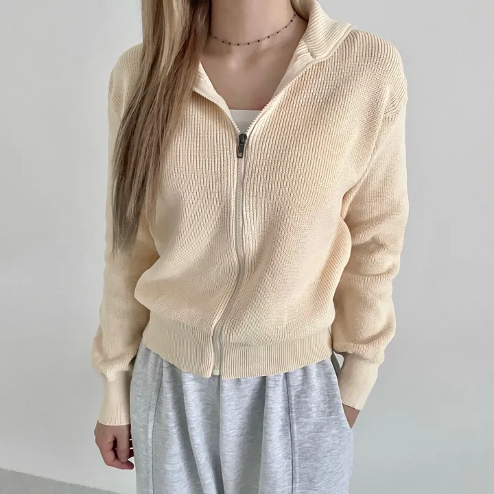 [1만장 돌파] half neck knit zip-up! (3col) 상세 이미지 14