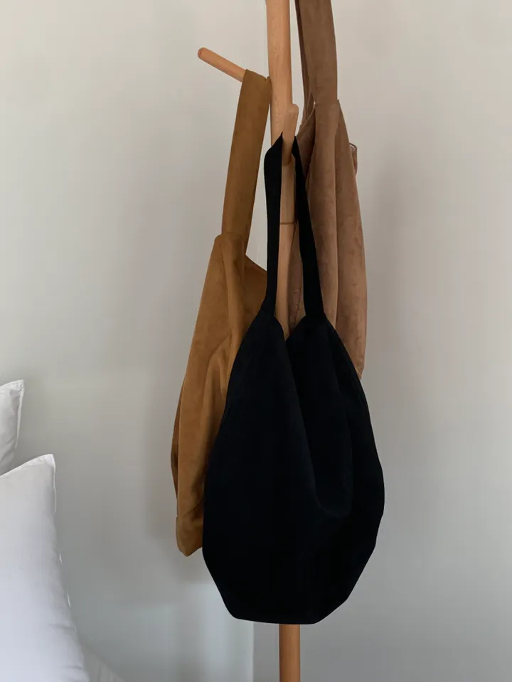 스웨이드 빅 에코 숄더백 (3color) 상세 이미지 30