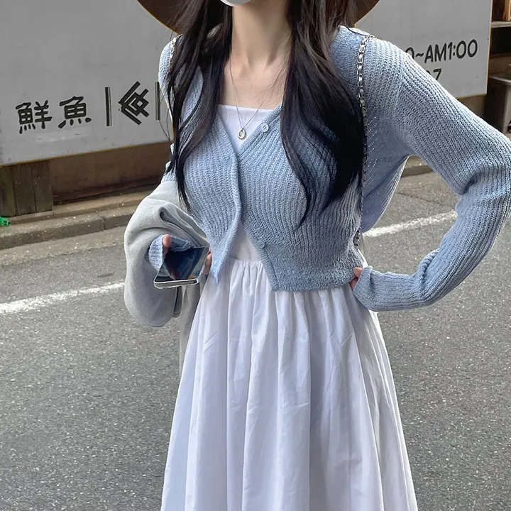 [여름까지 쭉~] 잘록허리 컬러테라피 긴팔 브이넥 가디건 상세 이미지 19