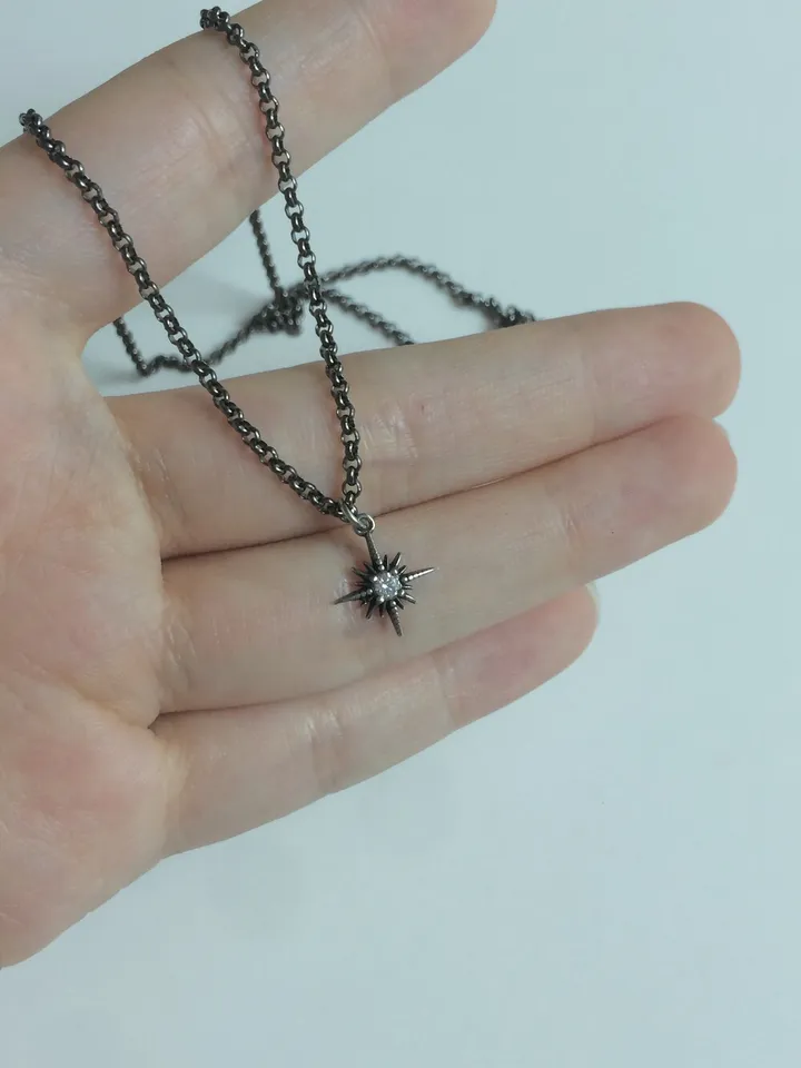 black twinkle necklace 상세 이미지 6