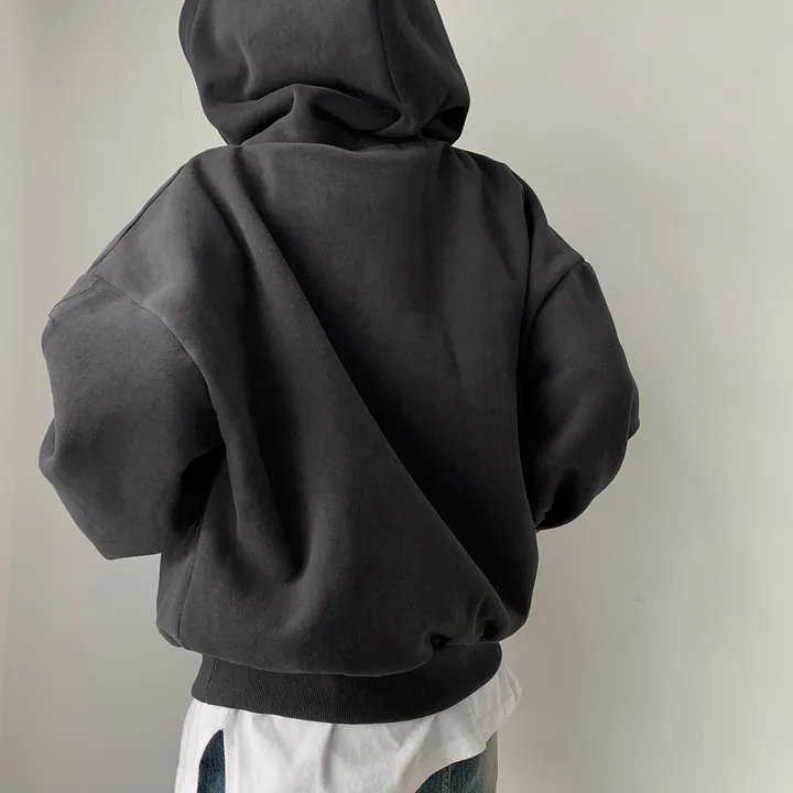 [대박핏보장✨/98%만족/진그레이 당일출고!] 자체제작 #크치Made 꿈에 나온 핏, 오클라호마 1866  양기모 맨투맨 긴팔 후드티 ; 5컬러 상세 이미지 102