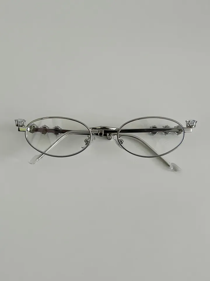 Shima glasses 시마 라운드 메탈 안경 스트릿 Y2K 레트로 유니크 긱시크 안경테 상세 이미지 11