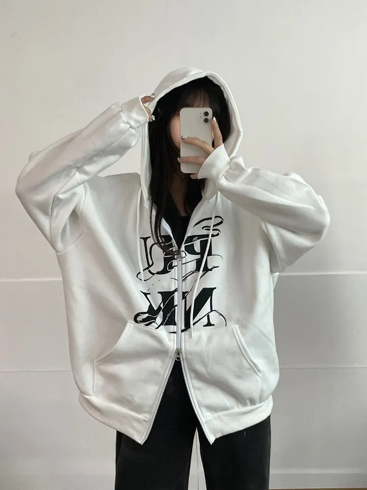 (기모선택/국내)Punk Two way Hooded zip-up - 3color 상세 이미지 40