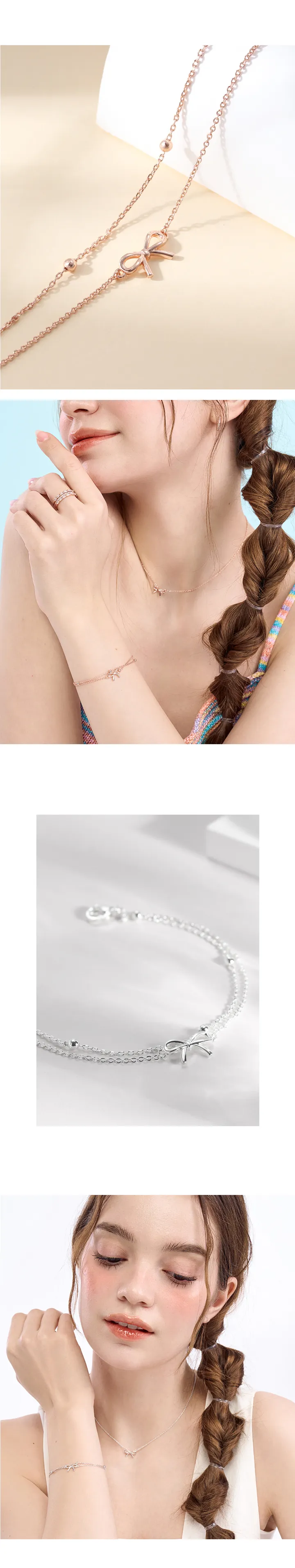*스테디셀러* 앙증맞은 쁘띠리본이 사랑스러운 앙쥬리본 팔찌 STJ-BB1520 상세 이미지 4