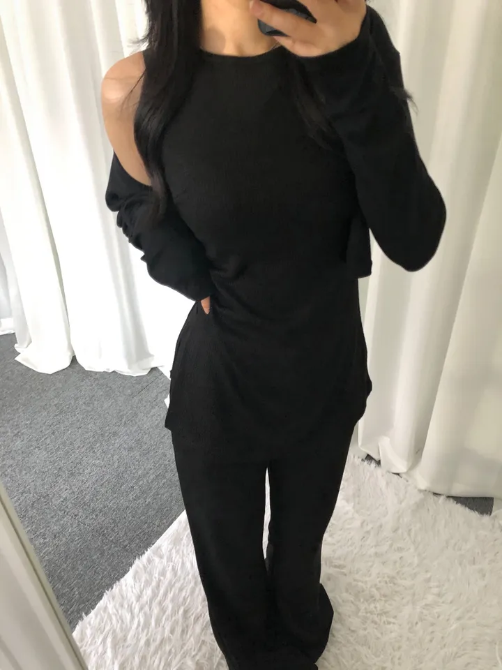 [휴가❤︎데일리룩/여리여리핏]트임 홀터넥 set 상세 이미지 26