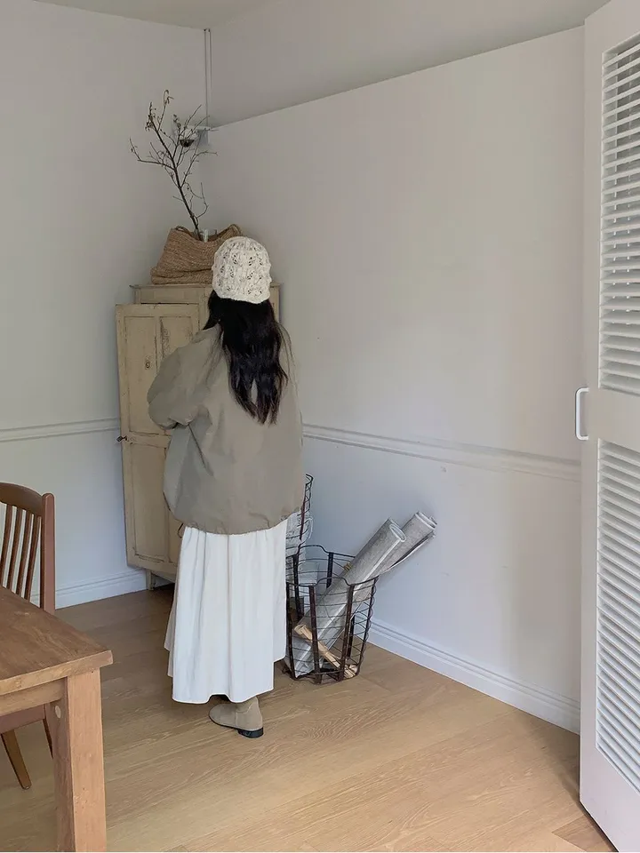비스킷 피치 오버핏 야상 자켓 상세 이미지 23