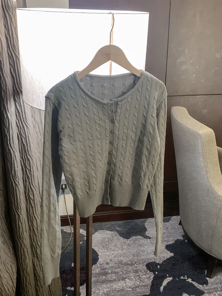 *크림제외-당일발송* 그리케이블크롭 cardigan 상세 이미지 83
