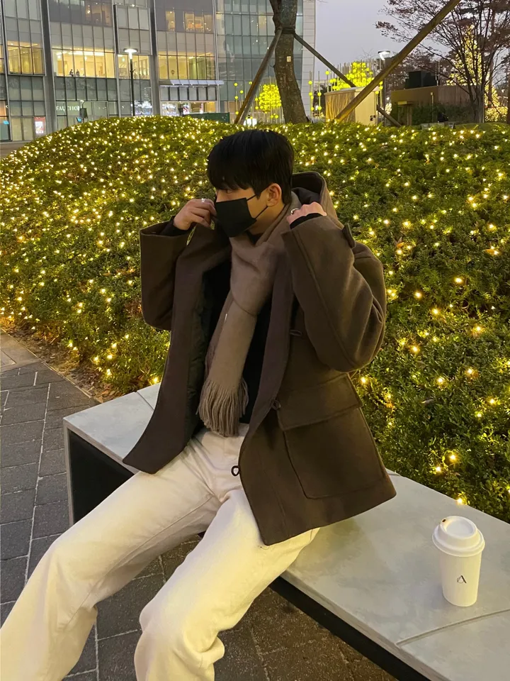무드 울 후드 숏 코트 3 Color 상세 이미지 22